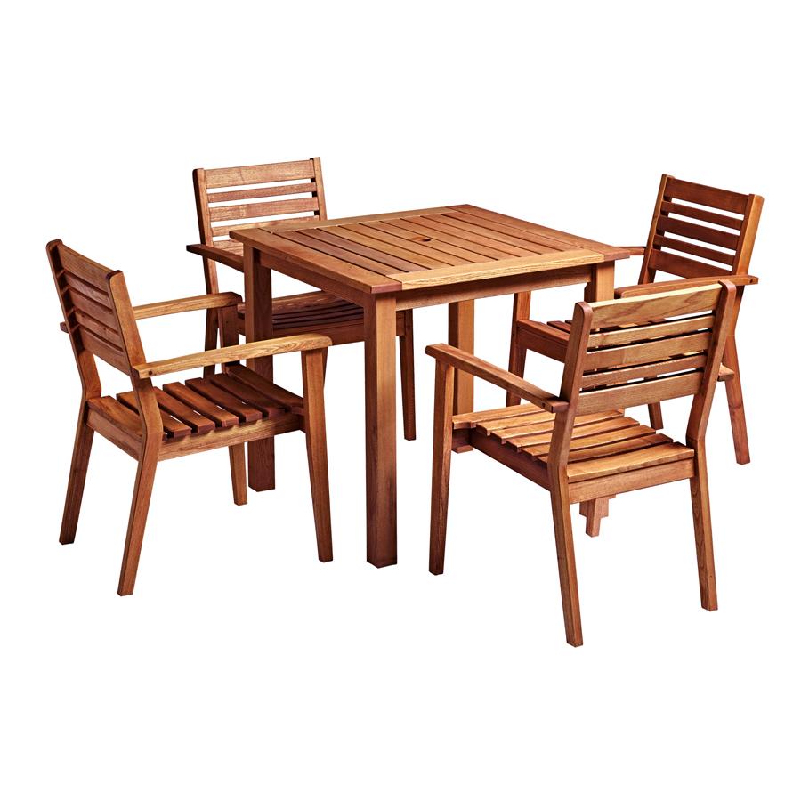 MORETON square outdoor dining set 