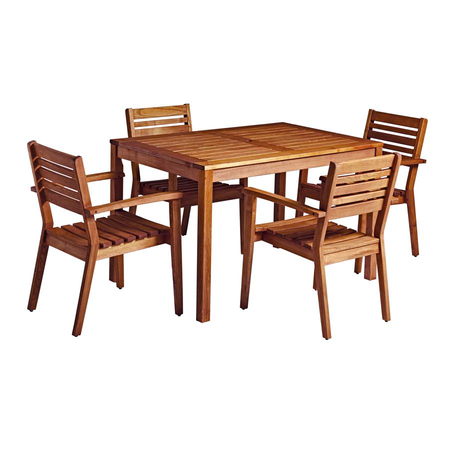 MORETON rectangular outdoor dining set 