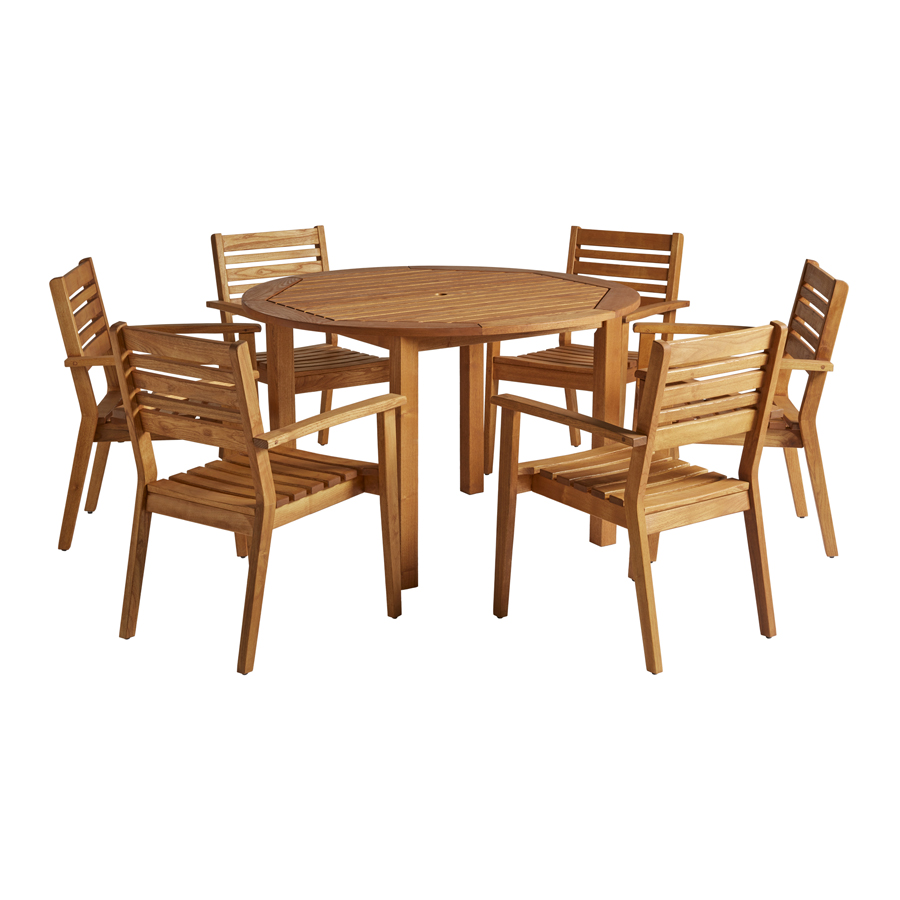 MORETON round outdoor dining set